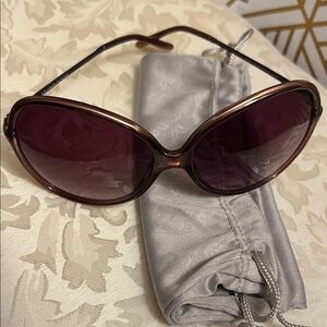 Armani Exchange Purple and Brown Sunglasses